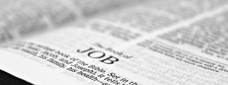 Close-up of an open Bible.